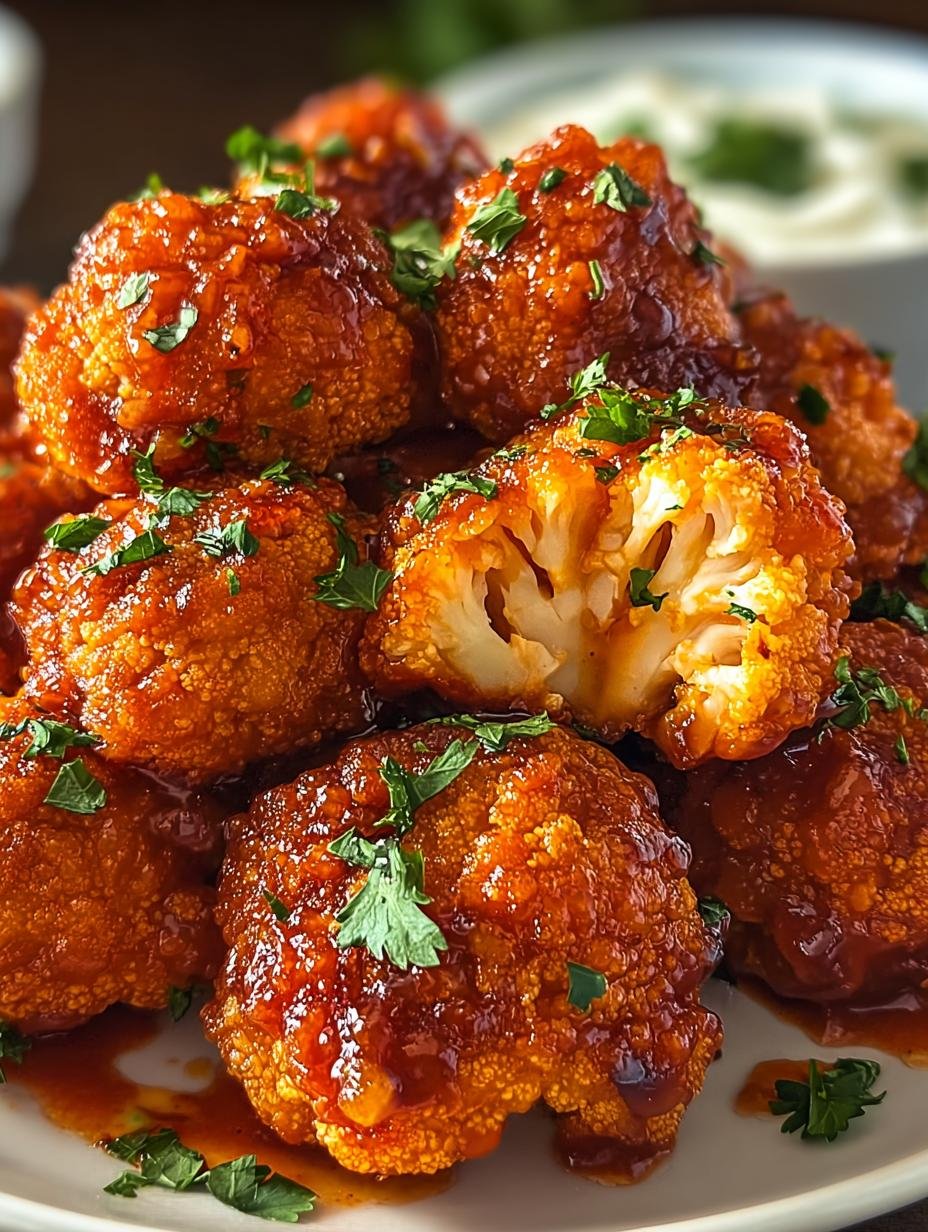 Buffalo Cauliflower Wings: 7 Crispy Vegan Delights to Enjoy - Buffalo Cauliflower Wings - additional detail