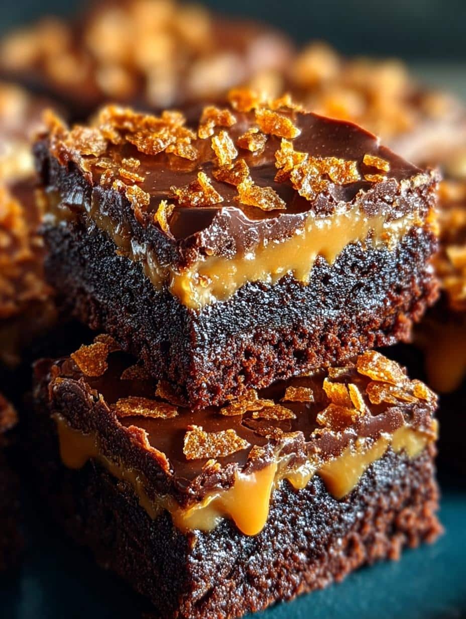 Delicious Caramel Crunch Brownies: 5 Reasons to Indulge - Caramel Crunch Brownies - additional detail