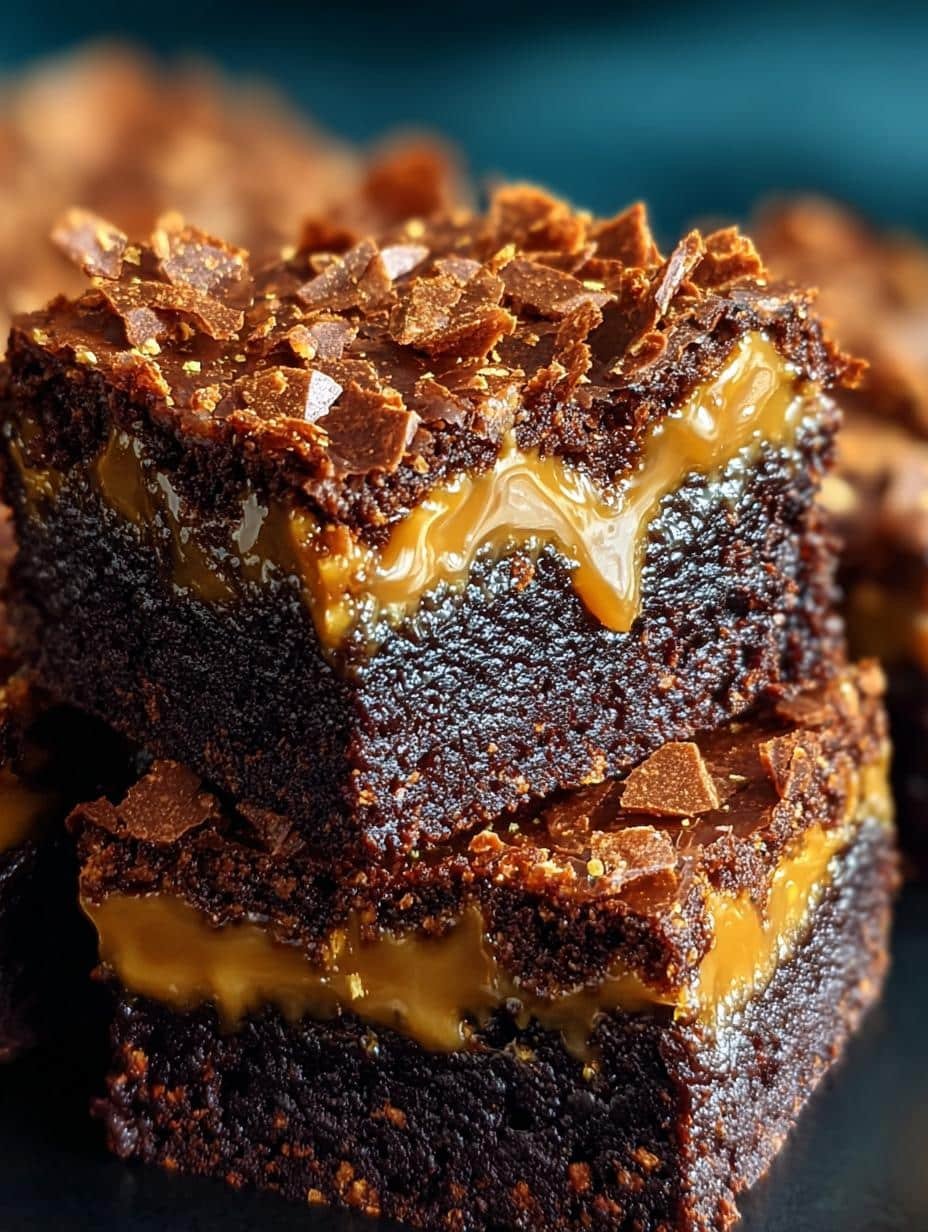 Caramel Crunch Brownies