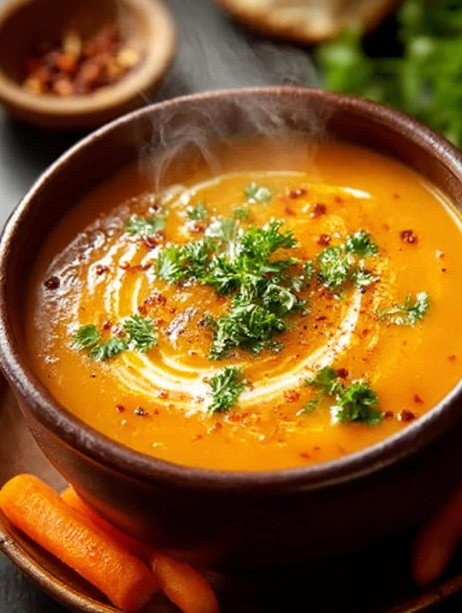Carrot Lentil Soup Incredible