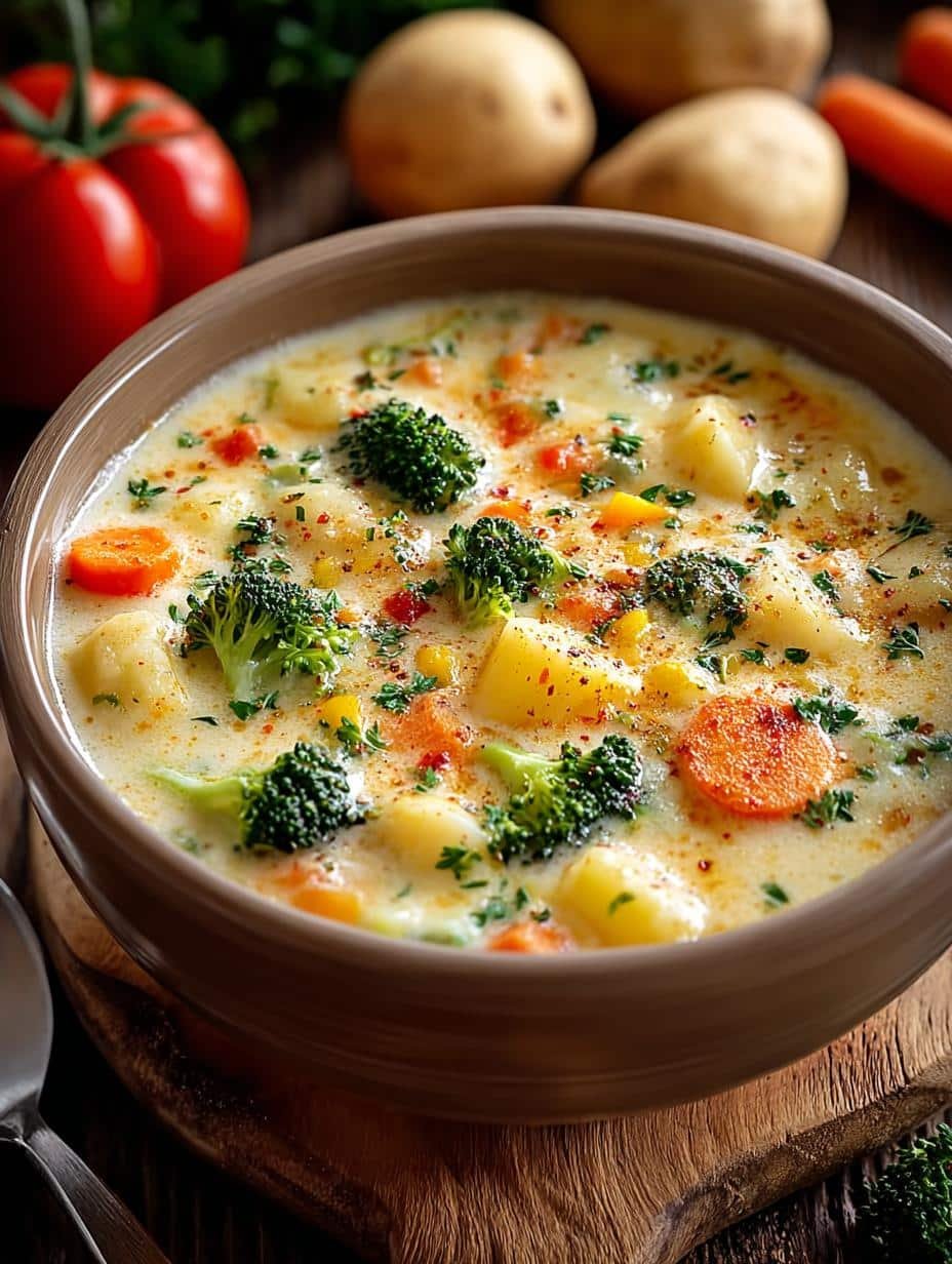 Cheesy Vegetable Chowder