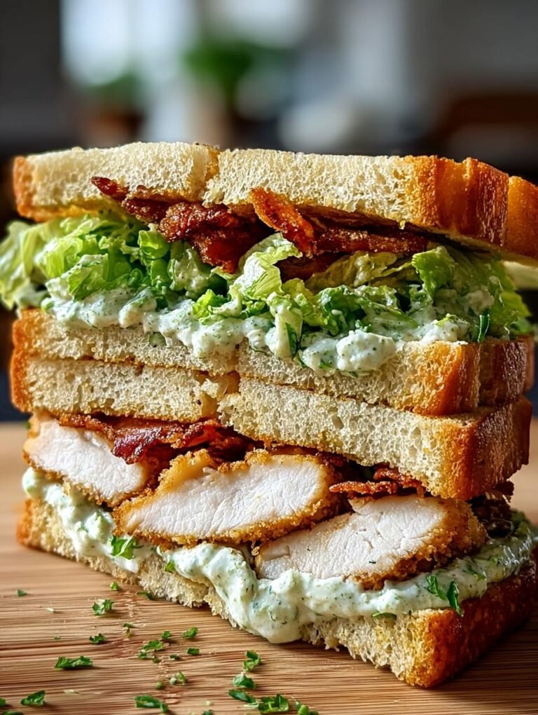 Chicken Caesar Sandwiches