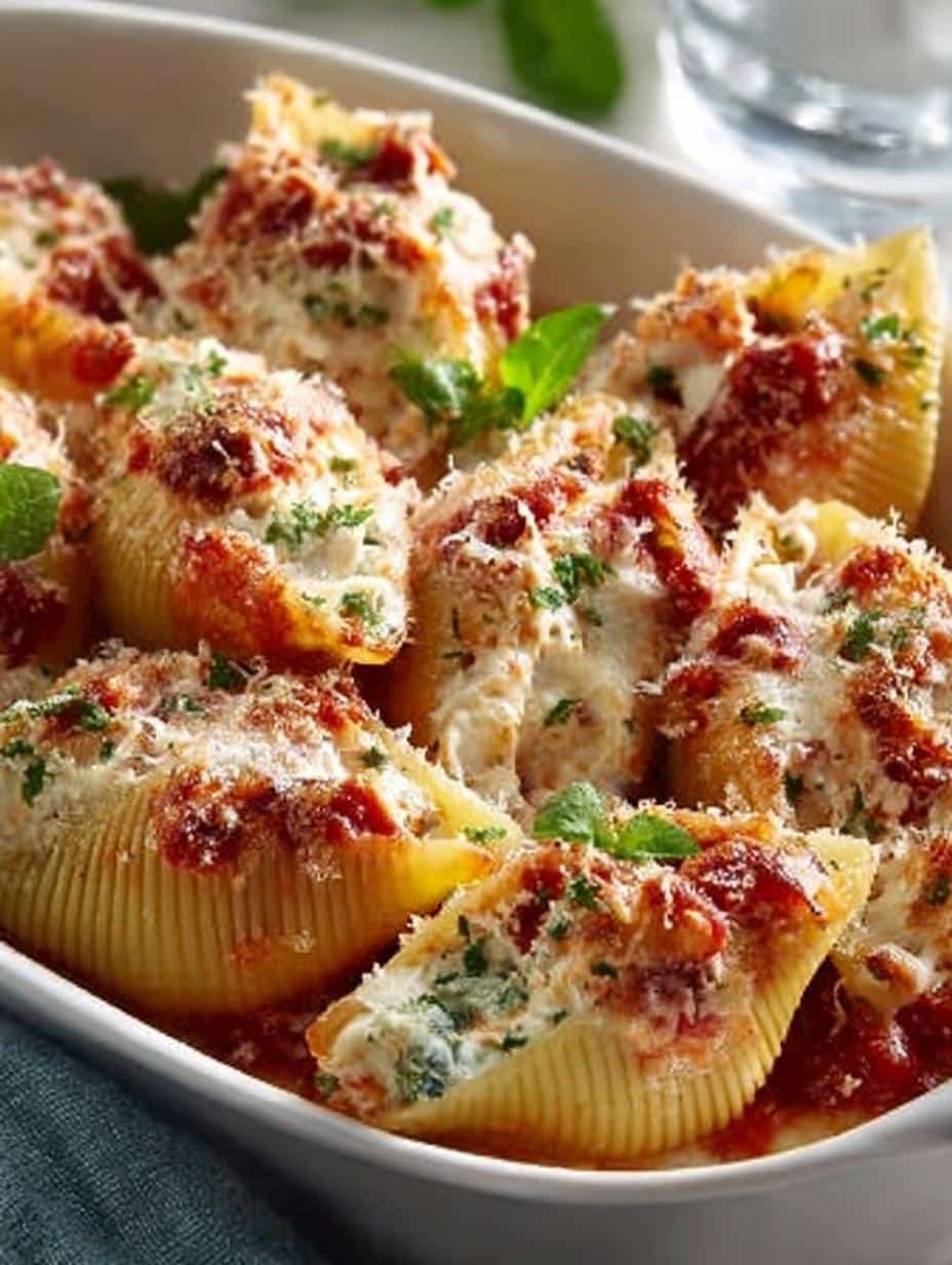 Chicken Parmesan Stuffed Shells: A Comforting Delight - Chicken Parmesan Stuffed Shells - main visual representation