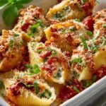 Chicken Parmesan Stuffed Shells