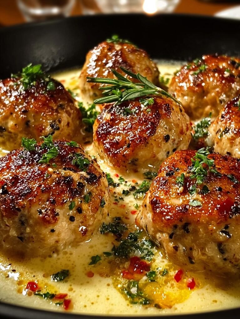 Chicken Romano Meatballs