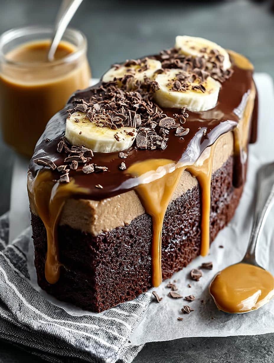 Decadent Chocolate Peanut Butter Banana Bread Bliss - Chocolate Peanut Butter Banana - main visual representation