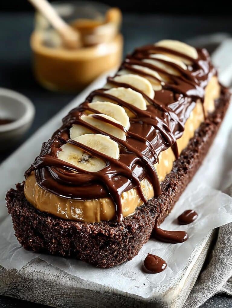 Chocolate Peanut Butter Banana