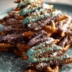 Chocolate Pretzel Trees Festive