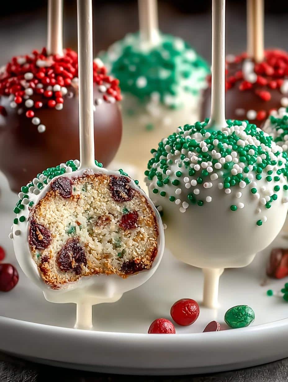 Christmas Cake Pops