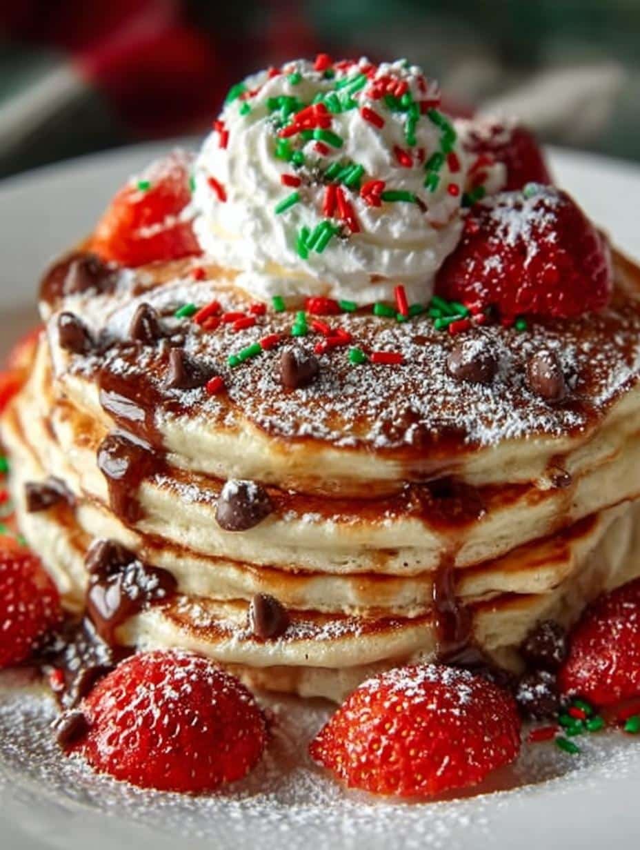 Christmas Chocolate Chip Pancakes: 7 Tips for Perfect Fluffiness - Christmas Chocolate Chip Pancakes - additional detail