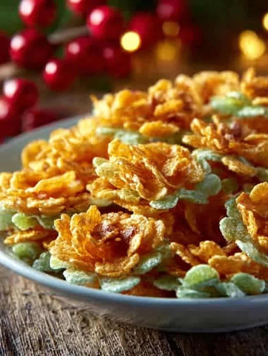 Christmas Cornflake Wreaths: 12 Festive Treats to Enjoy - Christmas Cornflake Wreaths - main visual representation
