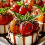 Christmas Mini Caprese Salad