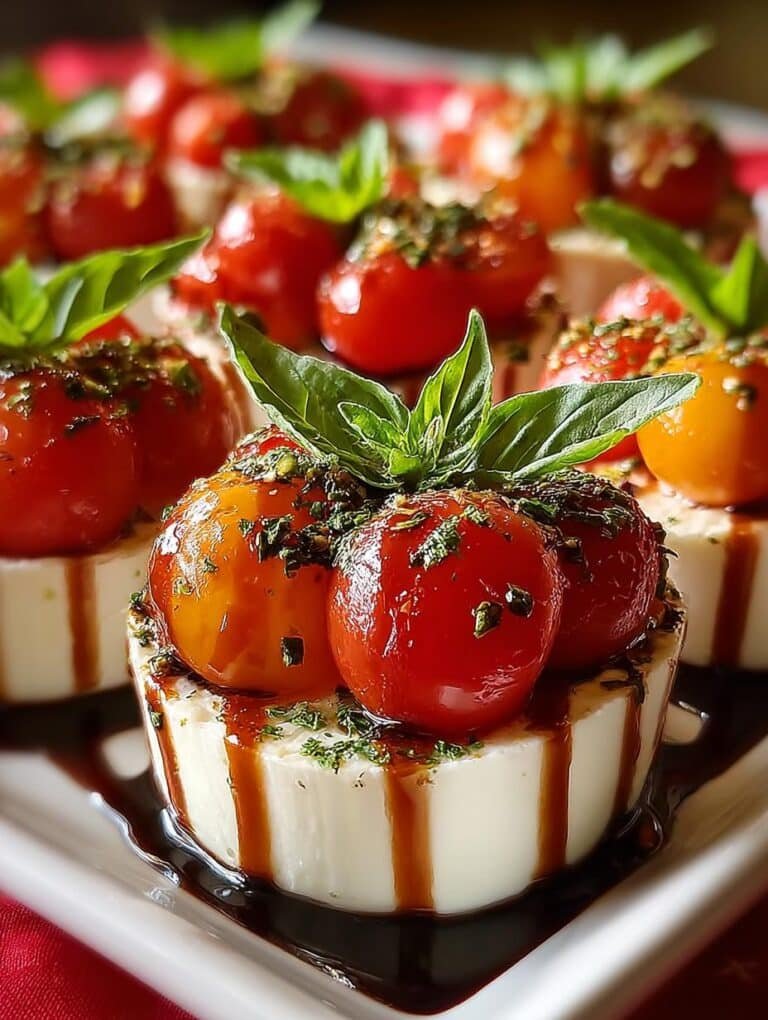 Christmas Mini Caprese Salad