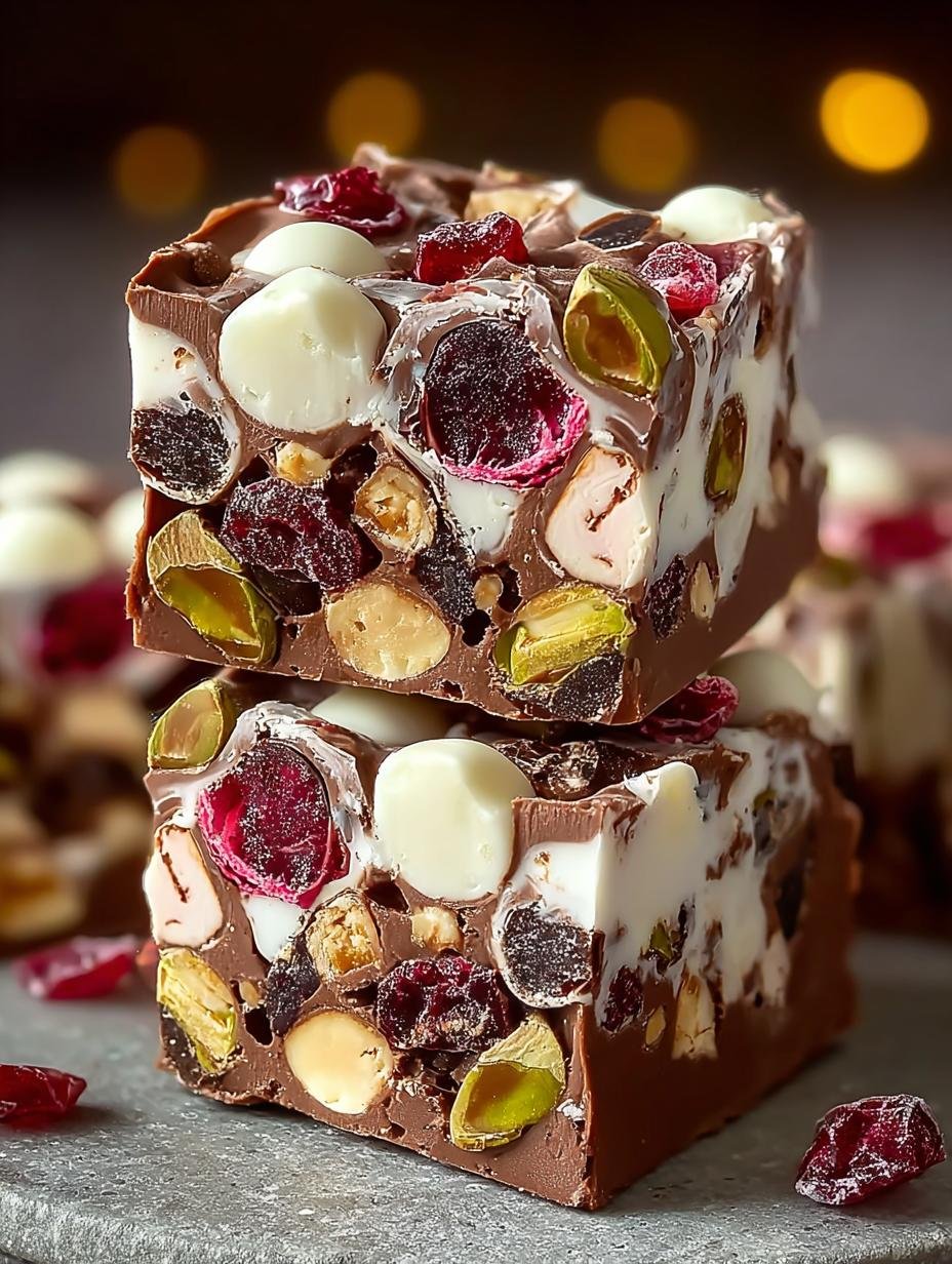 Delicious Christmas Rocky Road in Just 20 Minutes - Christmas Rocky Road - main visual representation