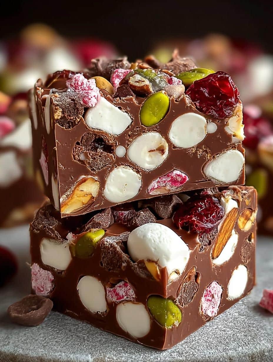 Delicious Christmas Rocky Road in Just 20 Minutes - Christmas Rocky Road - additional detail