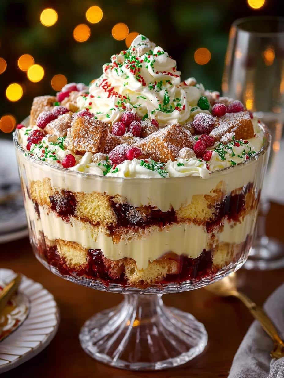 Christmas Tree Cake Trifle: 7 Layers of Joyful Delight - Christmas Tree Cake Trifle - main visual representation