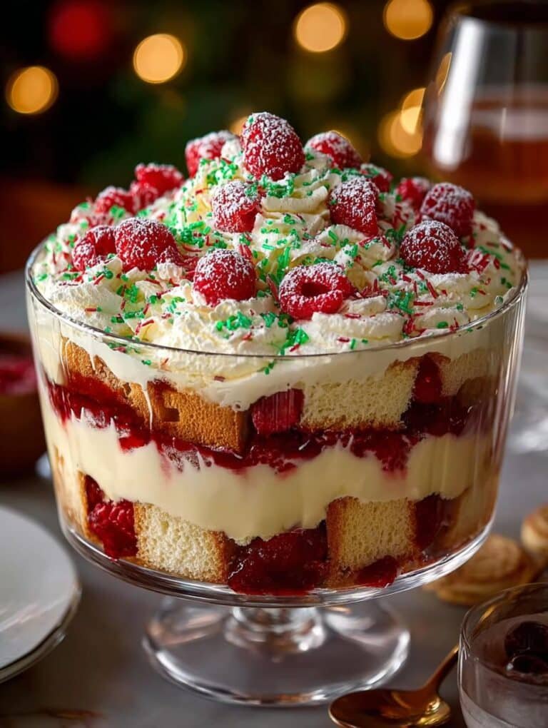 Christmas Tree Cake Trifle