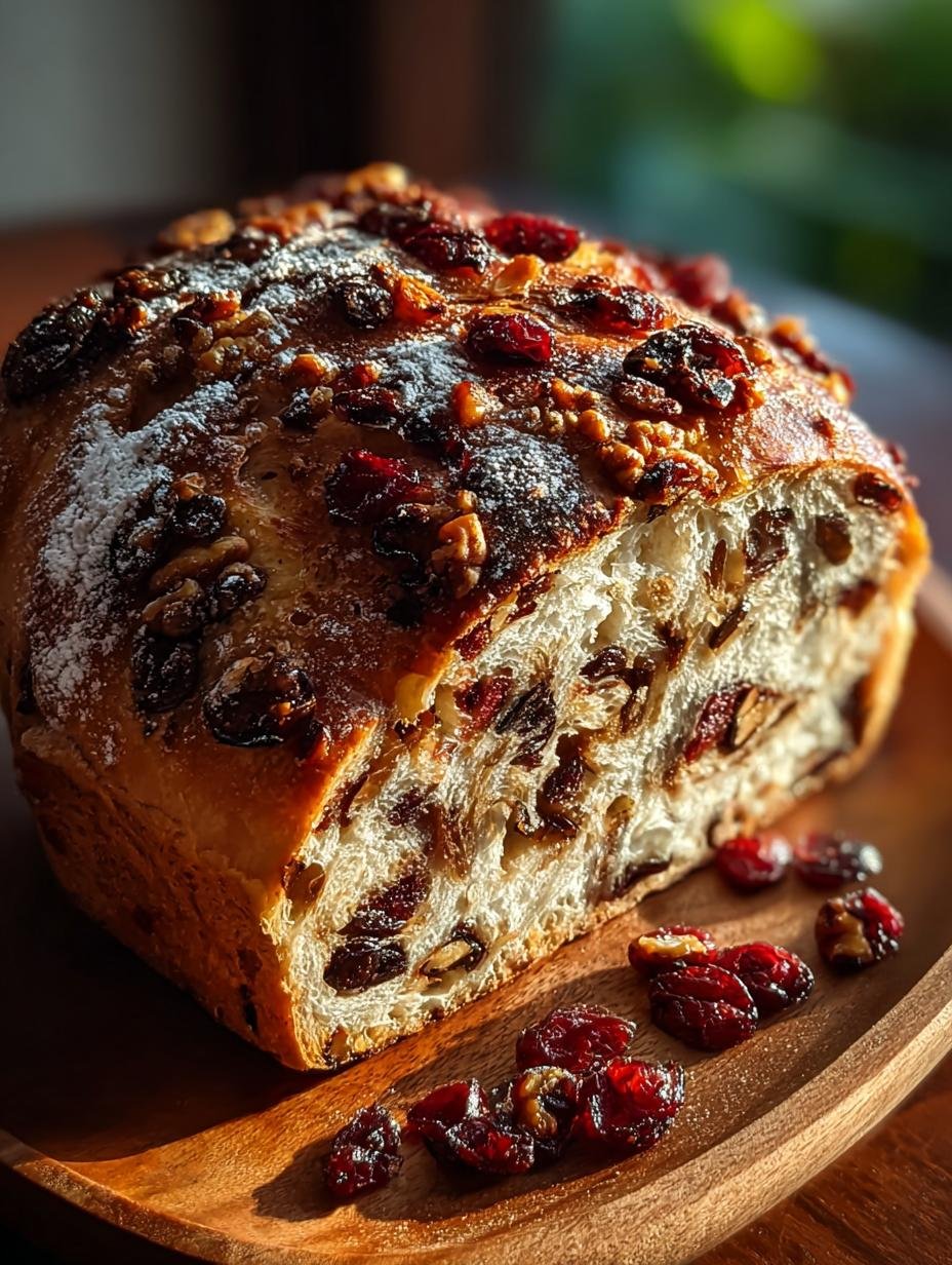 Cranberry Raisin Walnut Cinnamon Artisan Bread Recipe - Cranberry Raisin Walnut Cinnamon - main visual representation