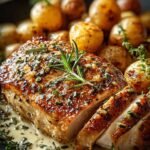 Creamy Garlic Chicken Roasted