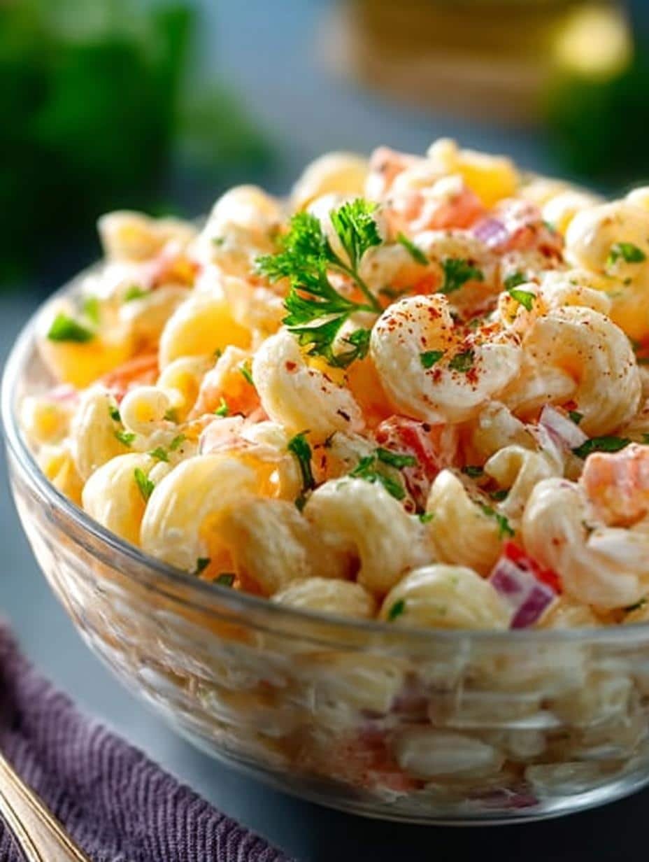 Creamy Hawaiian Macaroni Salad