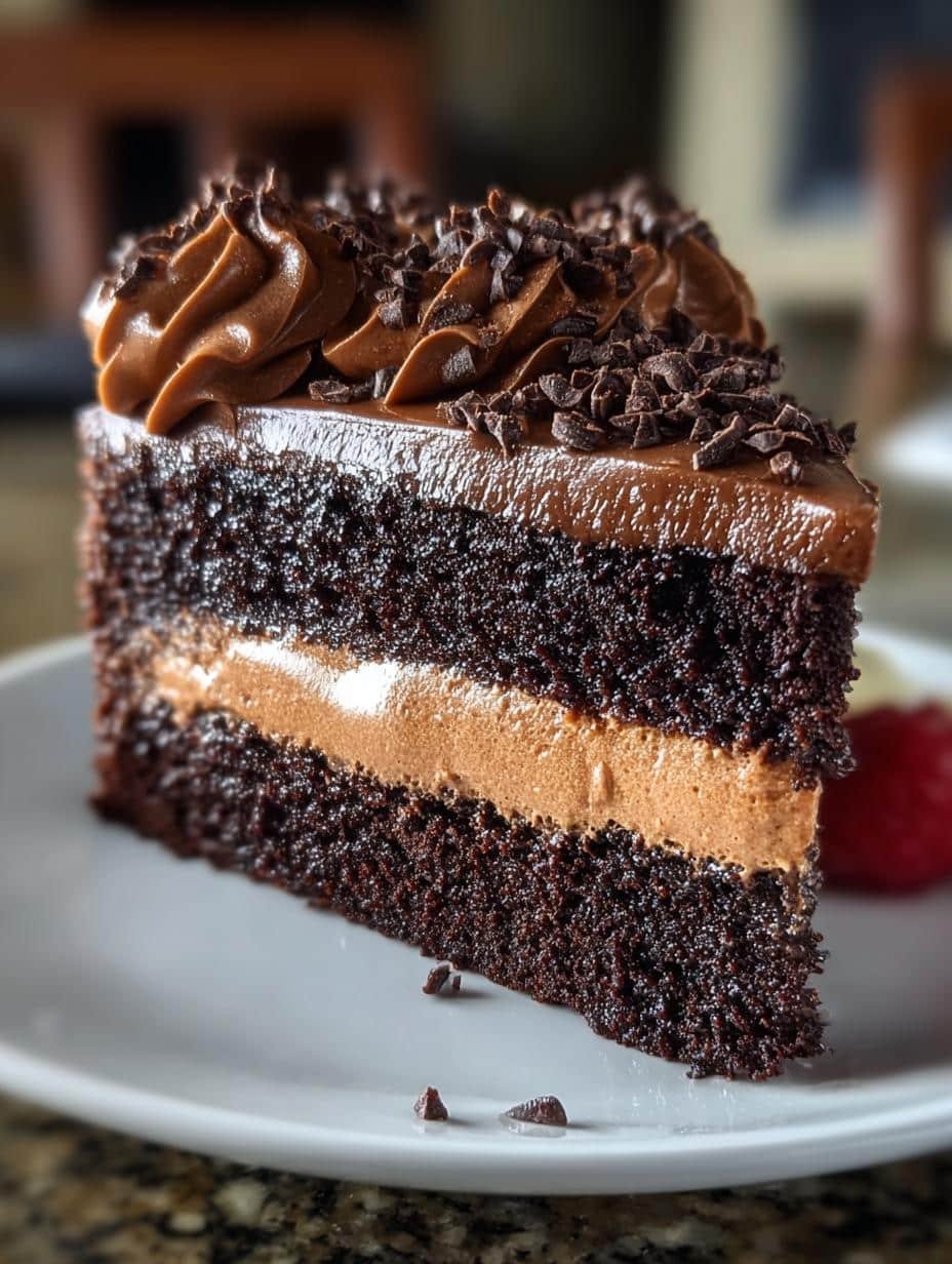 Dark Chocolate Espresso Cake