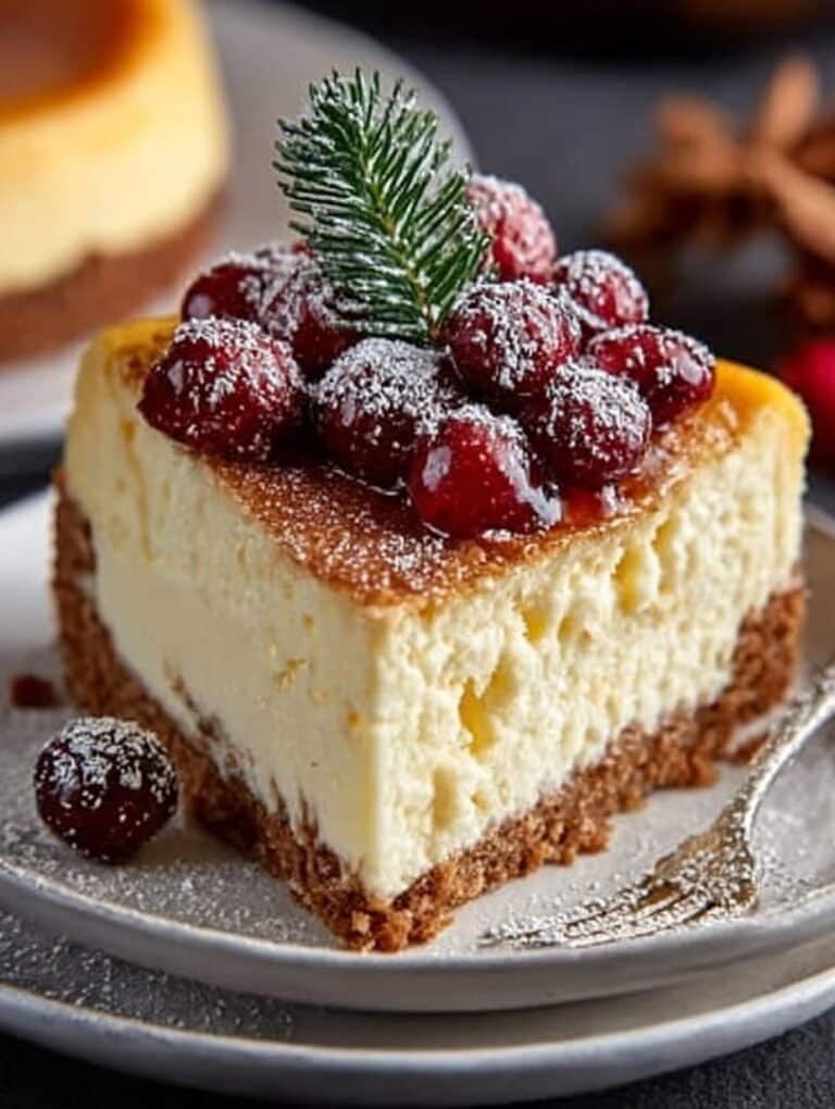 Eggnog Cheesecake