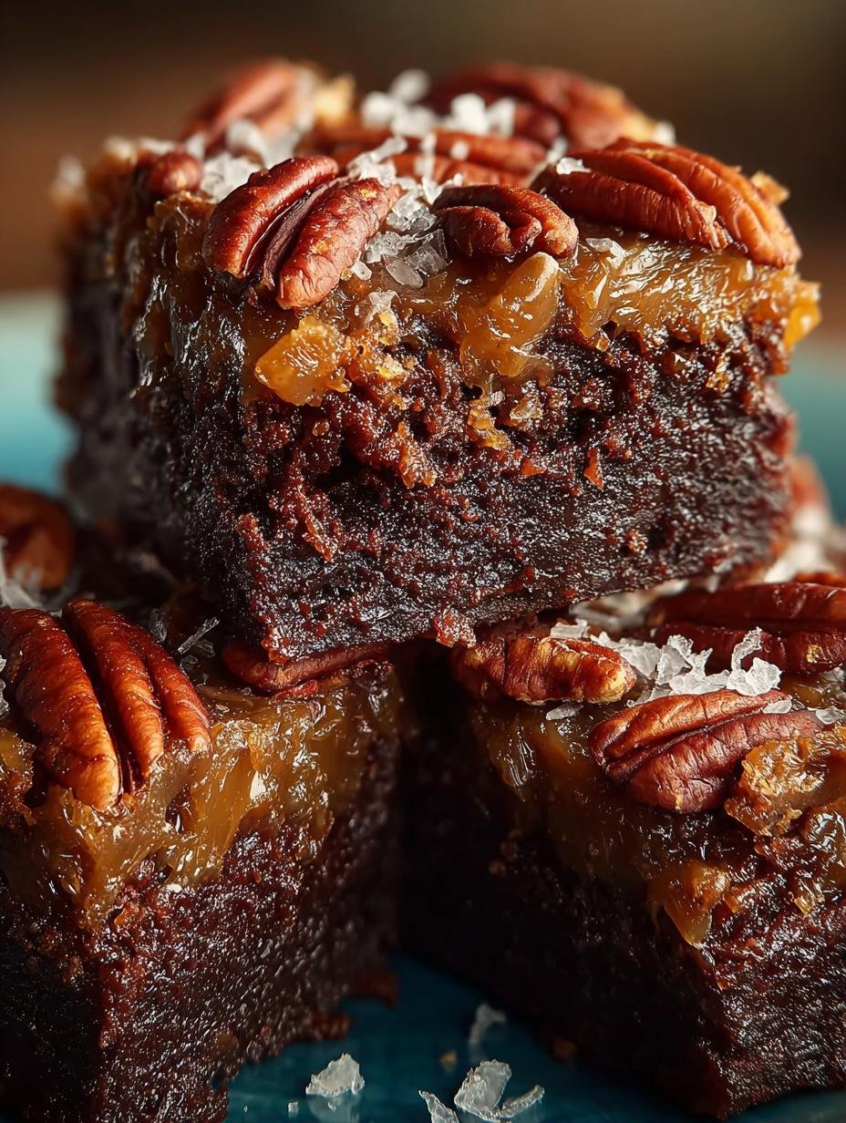 German Chocolate Pecan Brownies