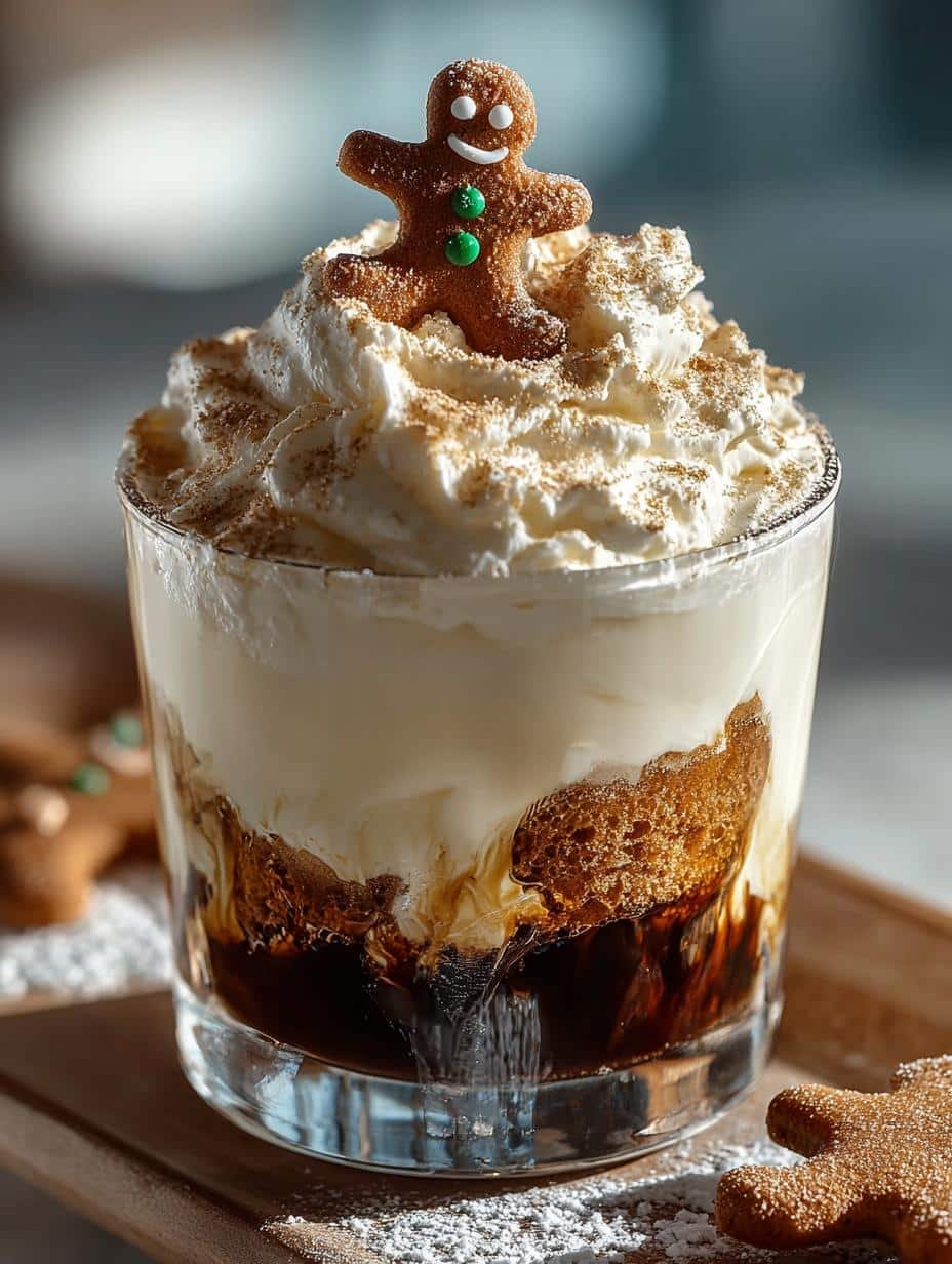 Gingerbread Cocktail with Cream: 5 Festive Flavors - Gingerbread Cocktail with Cream - additional detail