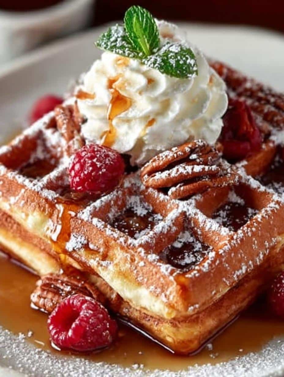 Gingerbread Waffles Incredible For
