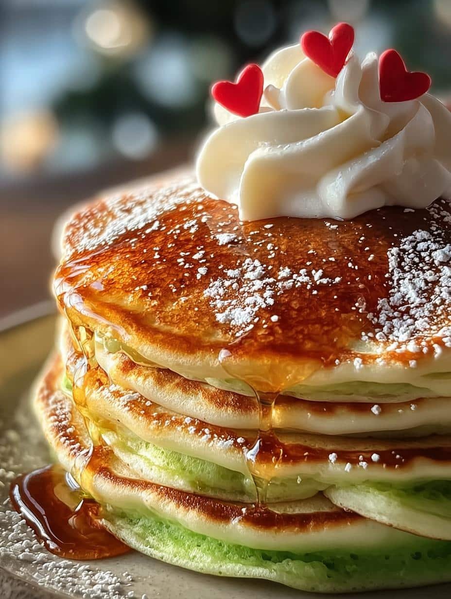 Delicious Grinch Pancakes for a Festive Morning - Grinch Pancakes - main visual representation
