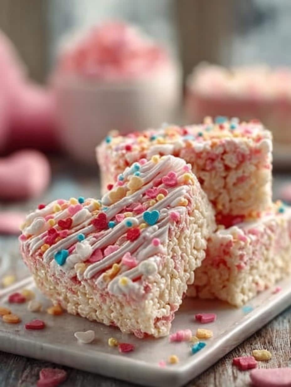 Heart Shaped Rice Krispie