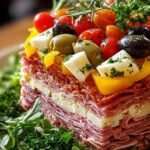 Layered Muffuletta Salad