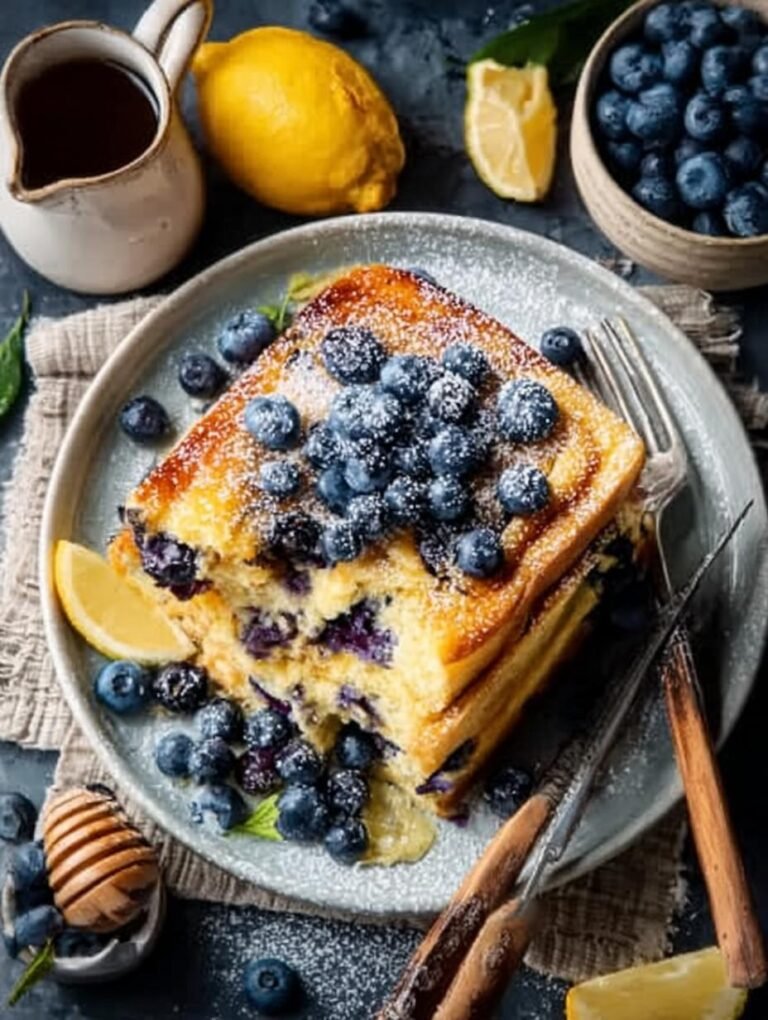 Lemon Blueberry Buttermilk Sheet