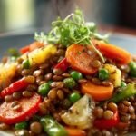 Lentil Vegetable Stir Fry
