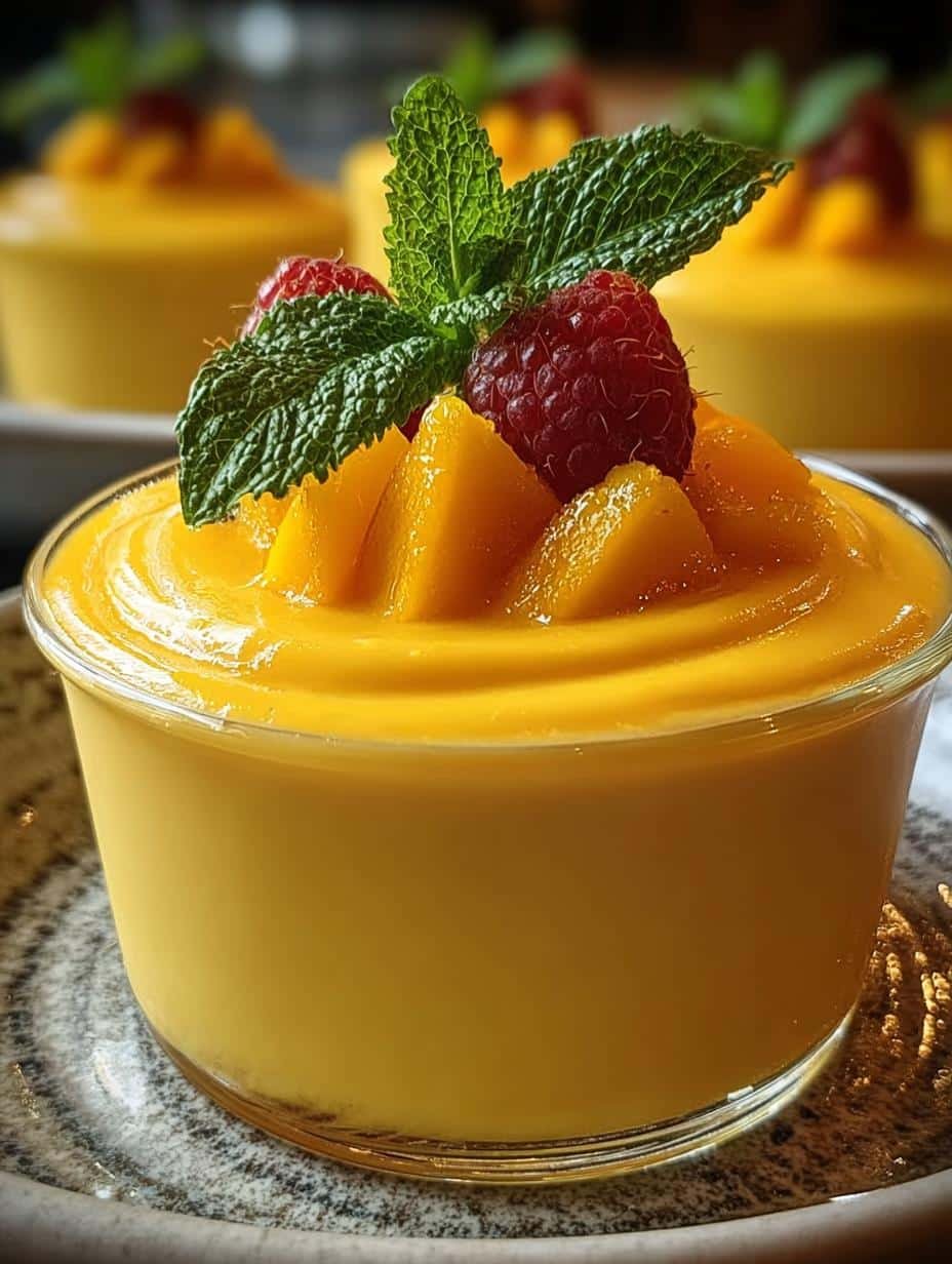 Delightful Mango Pudding: 5 Steps to Tropical Bliss - Mango Pudding - additional detail