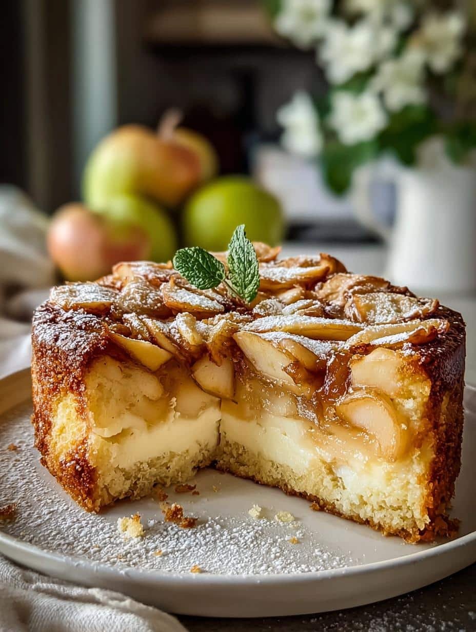 Maple Apple Ricotta Cake That Will Delight You - Maple Apple Ricotta Cake - main visual representation