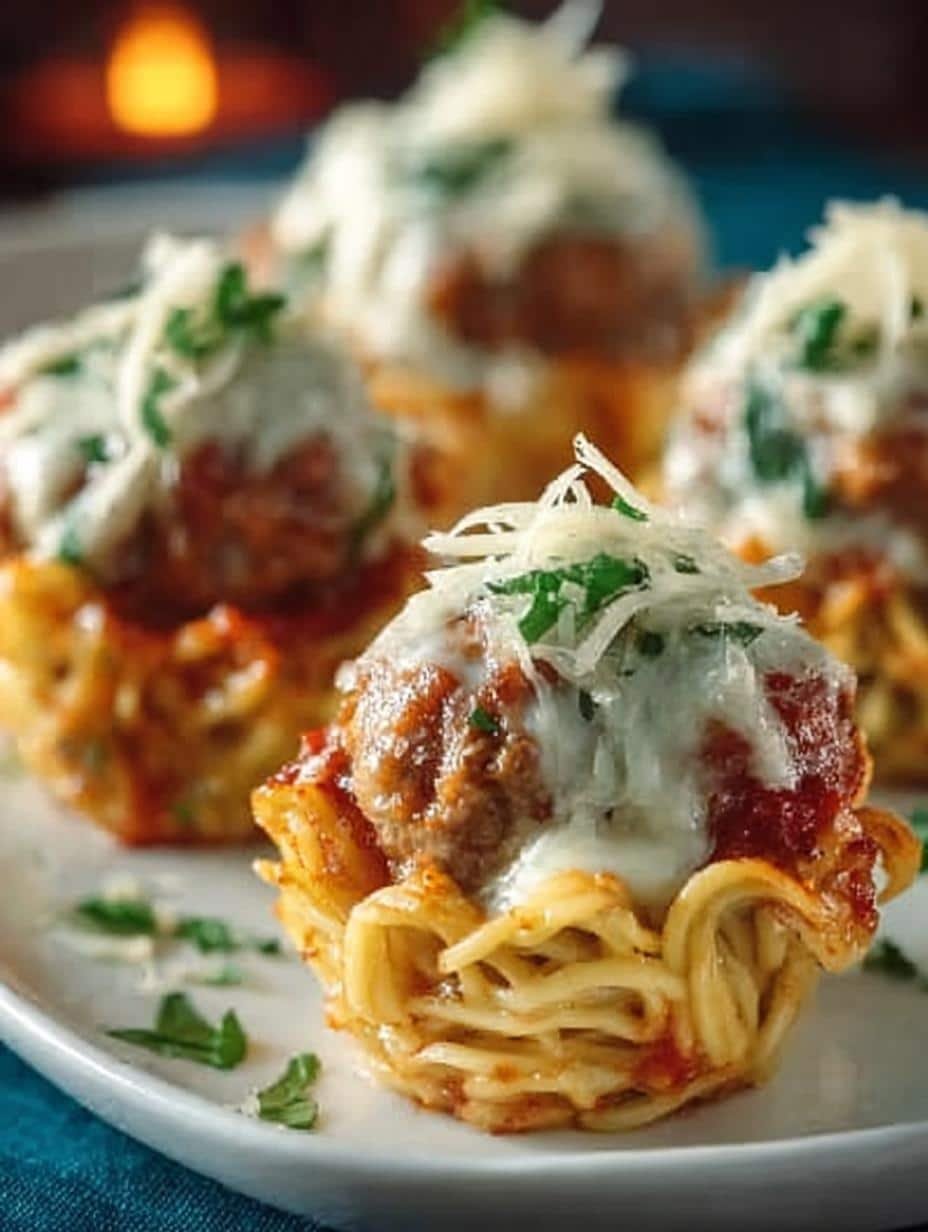Delicious Mini Meatball Pasta Cups for Every Occasion - Mini Meatball Pasta Cups - additional detail