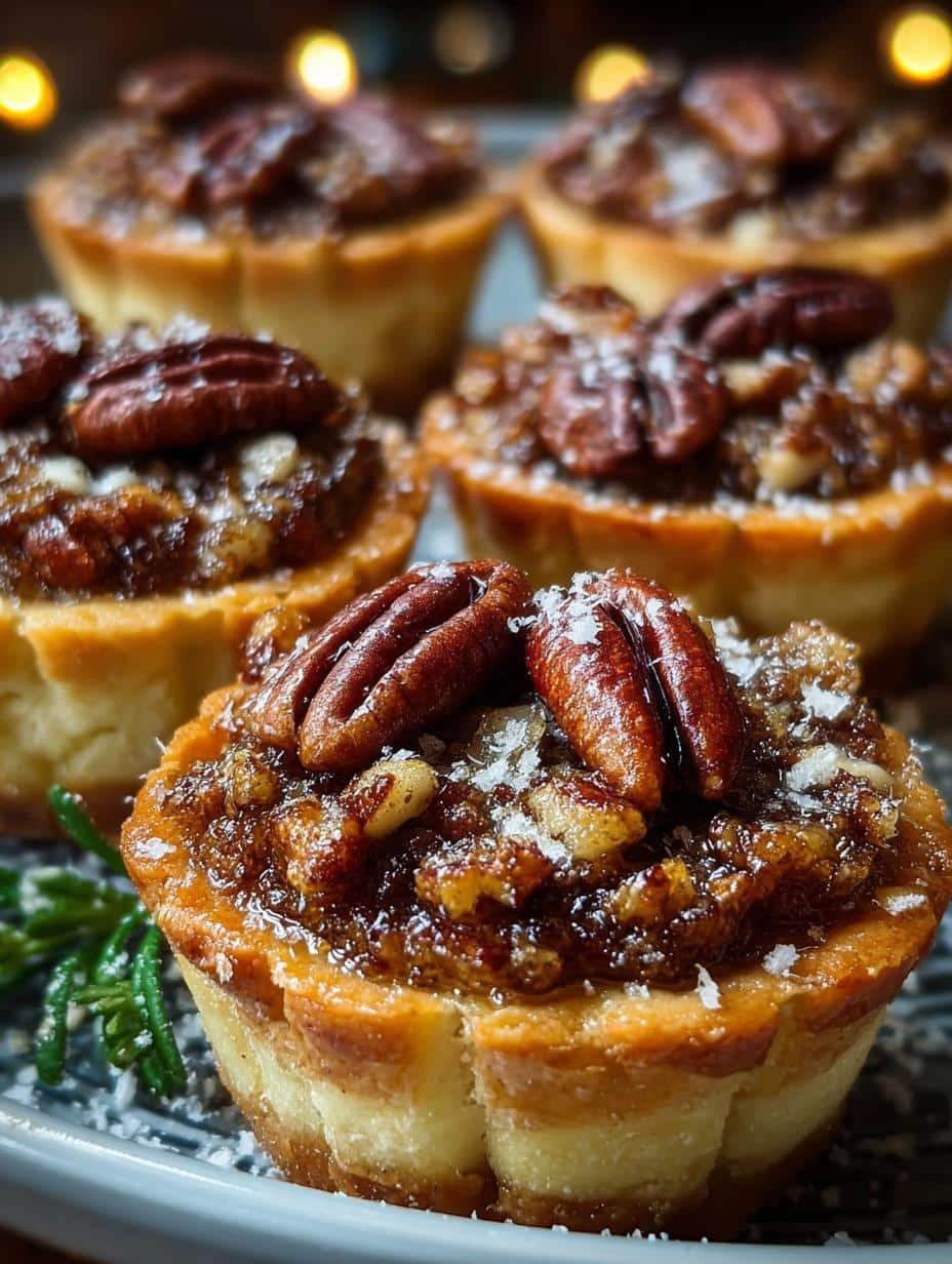 Old Fashioned Pecan Tassies: 36 Delightful Mini Tarts - Old Fashioned Pecan Tassies - additional detail