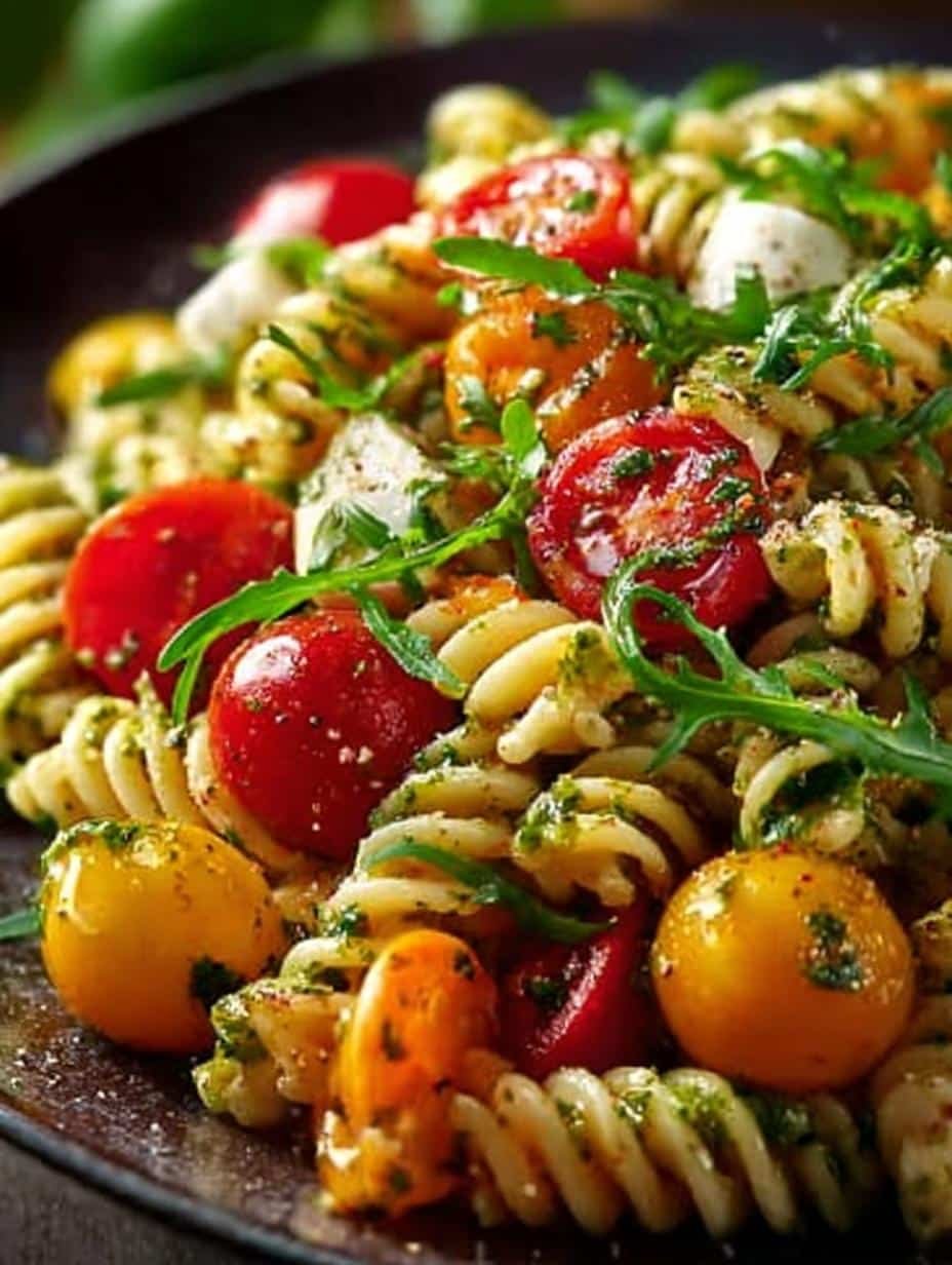 Pesto Pasta Salad Incredible: 5 Amazing Flavors - Pesto Pasta Salad Incredible - additional detail