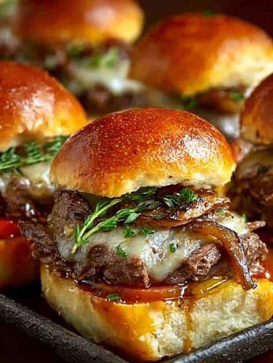 Delicious Philly Cheesesteak Sliders You Must Try - Philly Cheesesteak Sliders - main visual representation