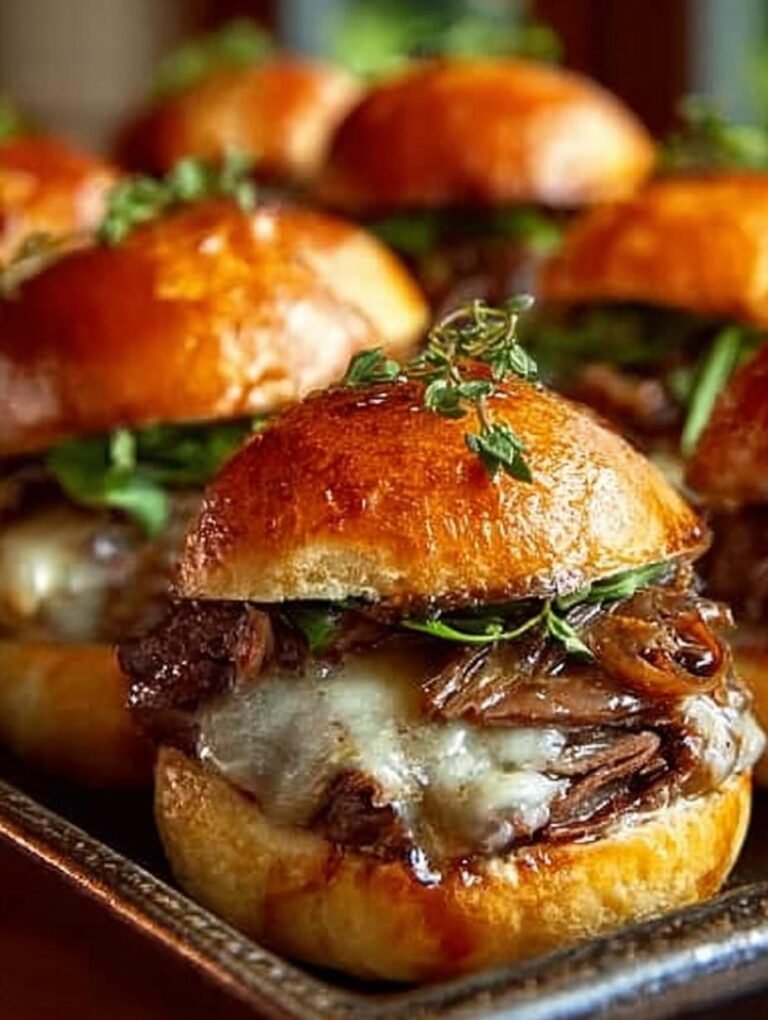 Philly Cheesesteak Sliders