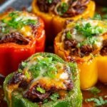 Philly Cheesesteak Stuffed Peppers