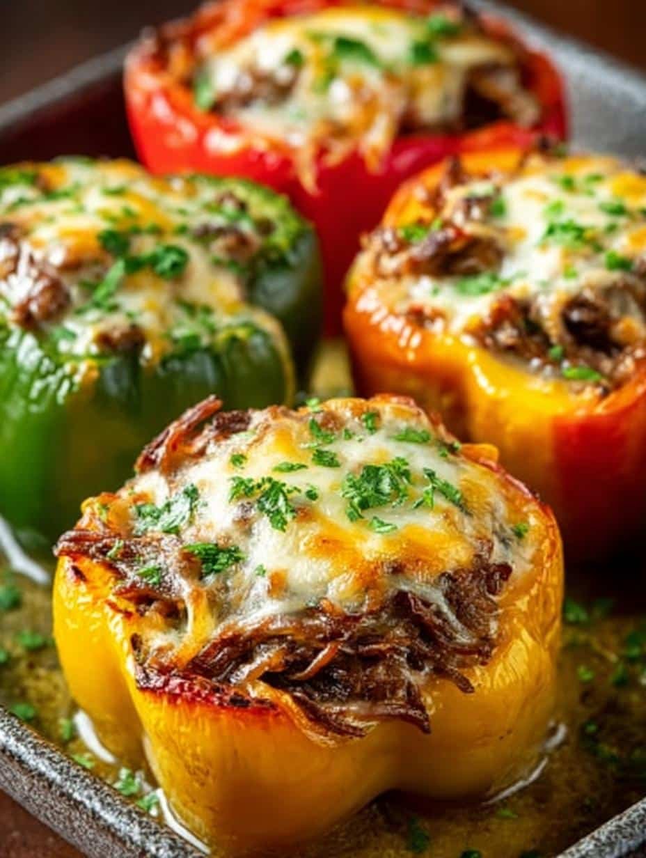 Philly Cheesesteak Stuffed Peppers: 4 Easy Steps to Delight - Philly Cheesesteak Stuffed Peppers - additional detail