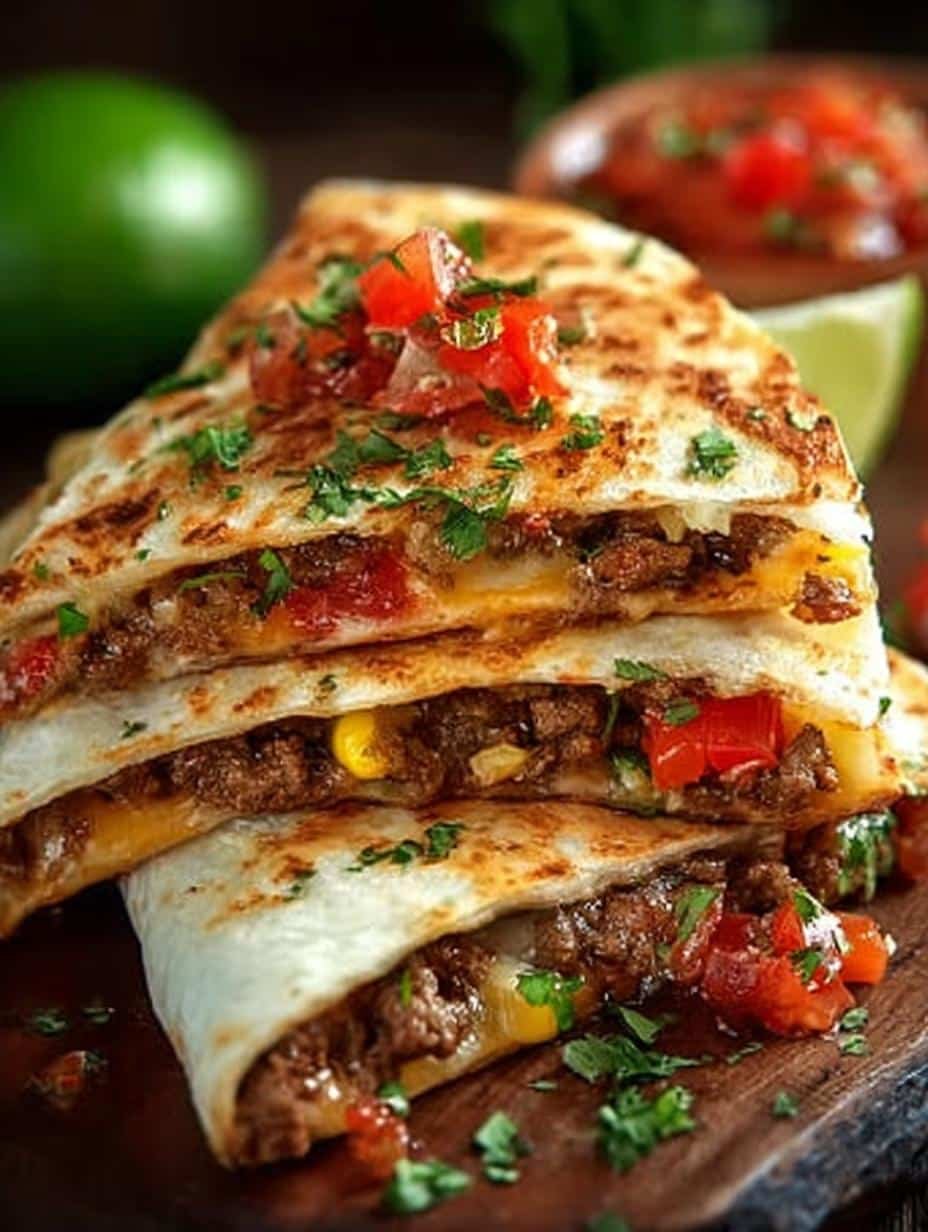 Picadillo Quesadillas