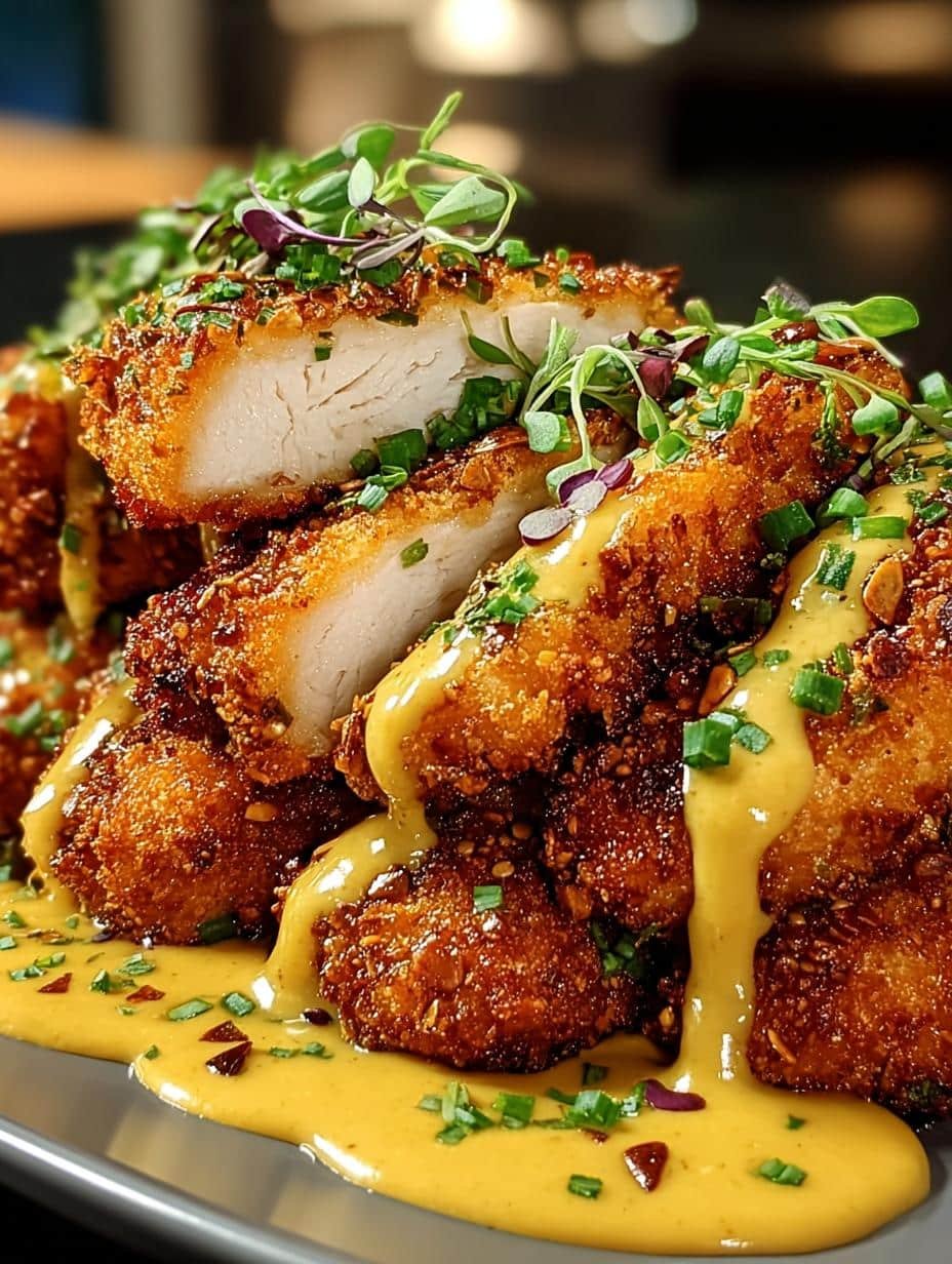 Pretzel Crusted Chicken with