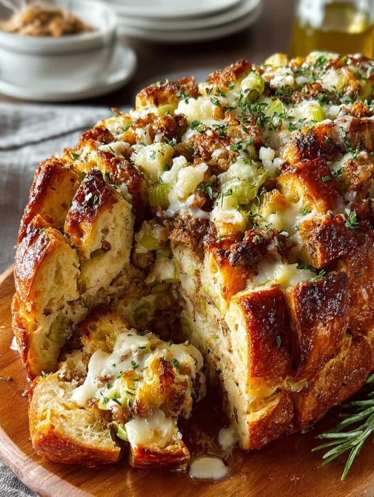 Pull Apart Stuffing Bread