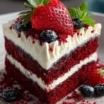 Red Velvet Heart Cake