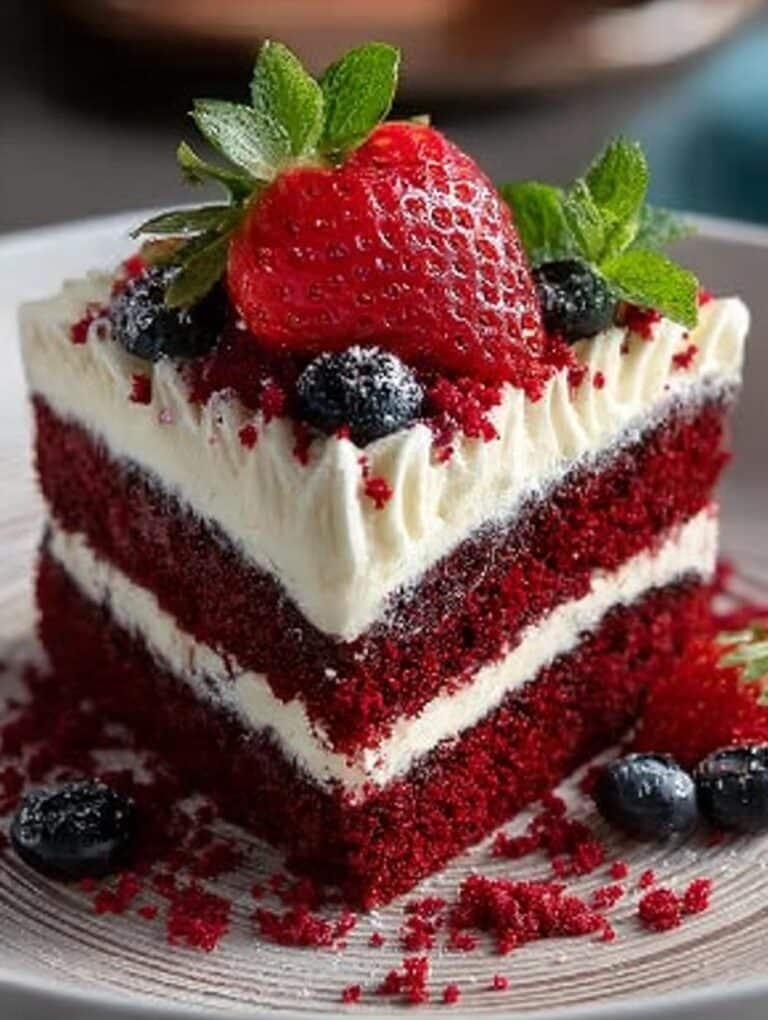 Red Velvet Heart Cake