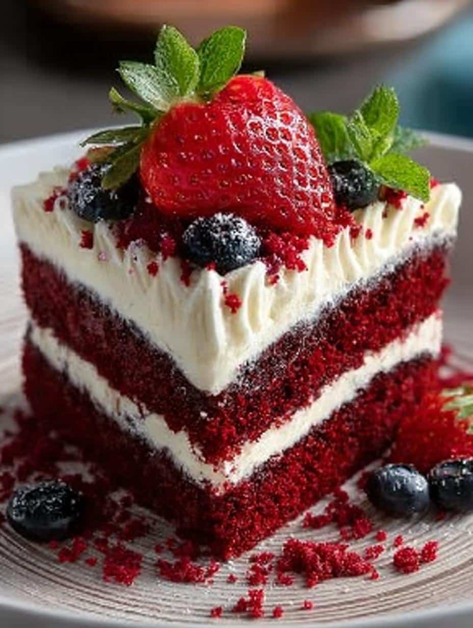 Red Velvet Heart Cake
