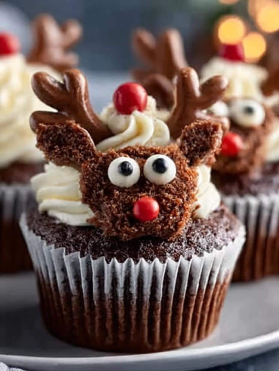 Reindeer Cupcakes For Holidays: 12 Delightful Ideas - Reindeer Cupcakes For Holidays - additional detail